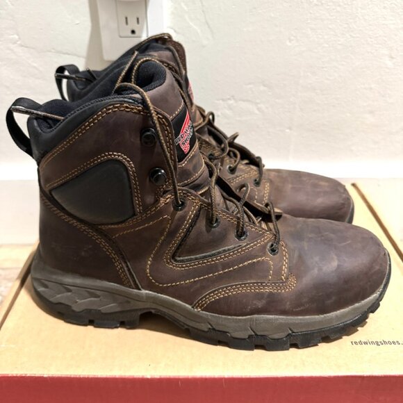 Red Wing Shoes Tru Hiker Men's Electrical Hazard Aluminum Toe #2205 (Dark Brown) - Picture 4 of 7